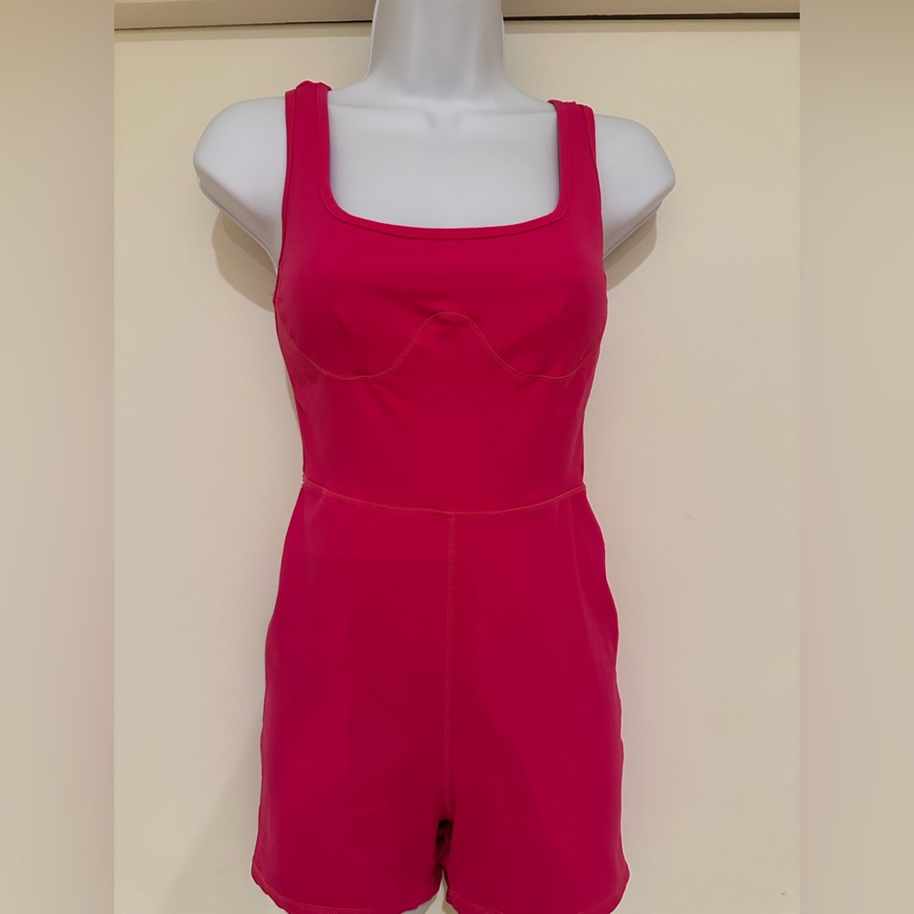 Vibrant Pink Sleeveless Jumpsuit